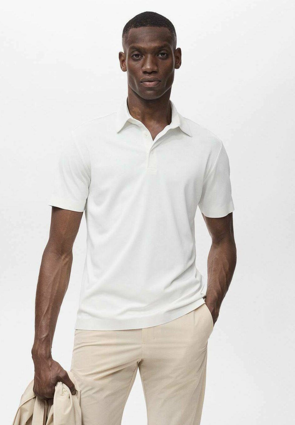 Mango PALAMOS - Polo - Blanc