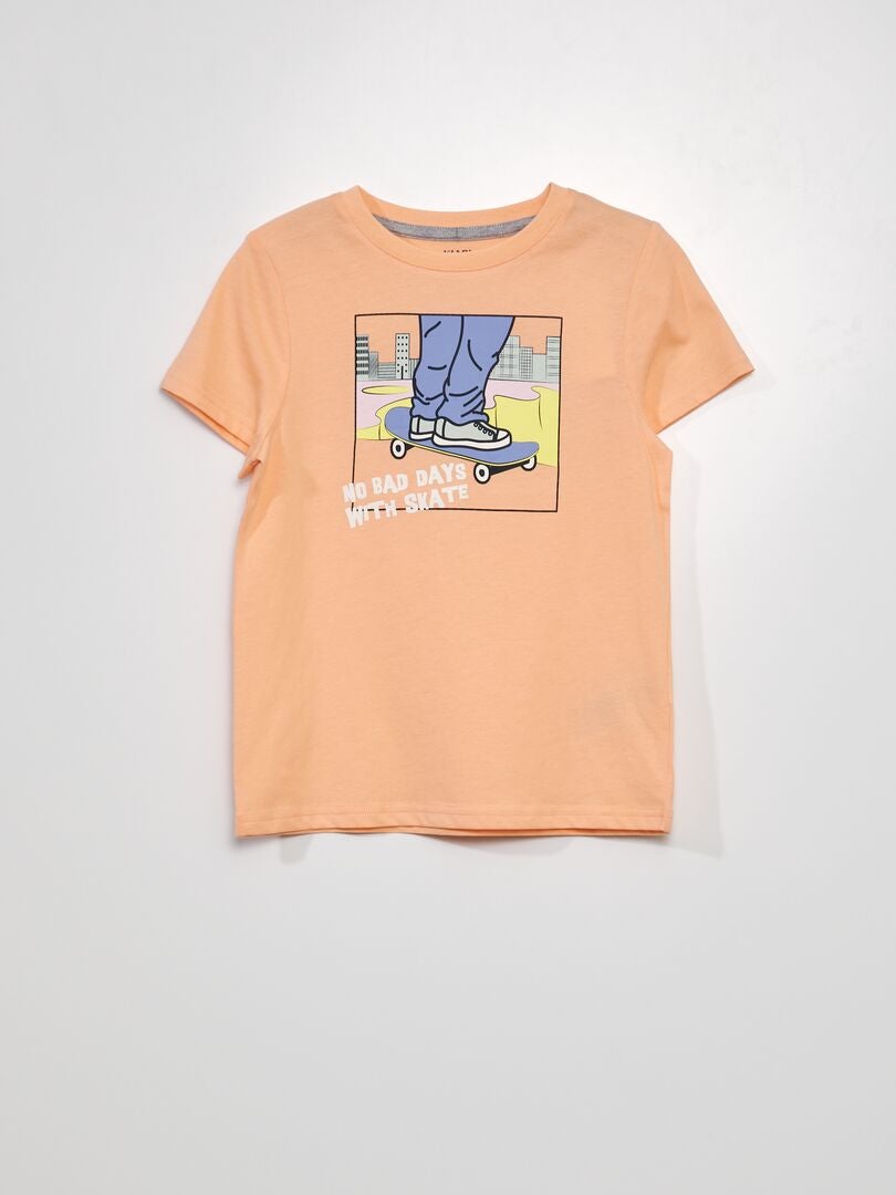 Camiseta estampada - LARANJA