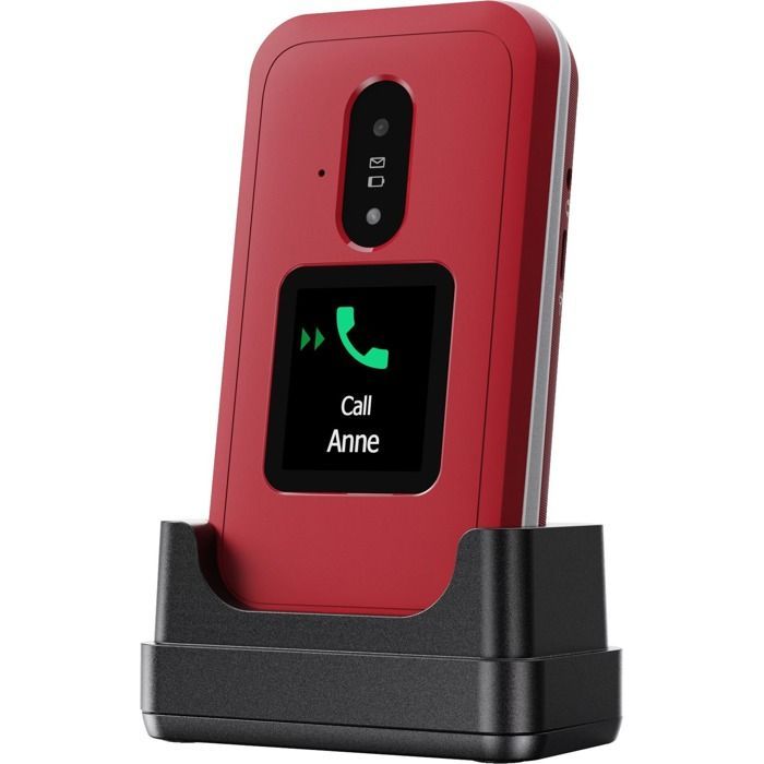 Téléphone portable Doro Leva E30 2,8” 4G Nano SIM Rouge