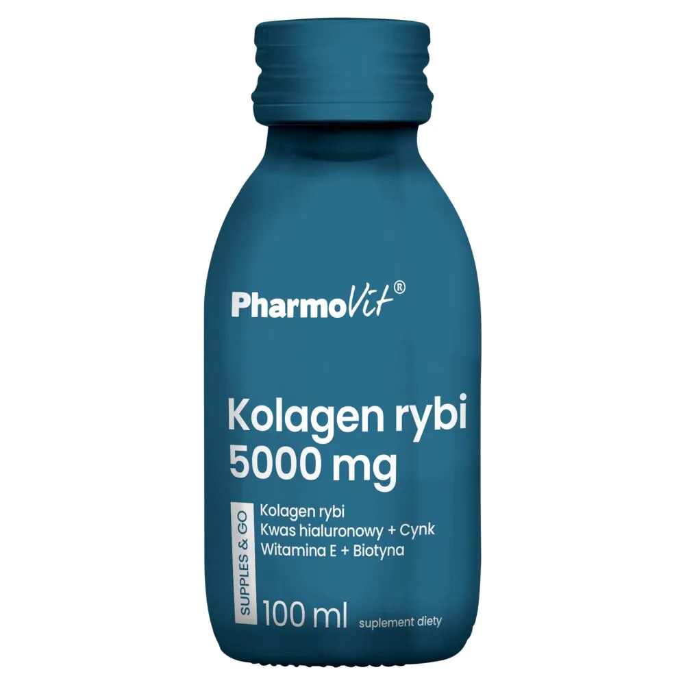 PharmoVit Supples & Go Kolagen rybi 5000 mg Płyn