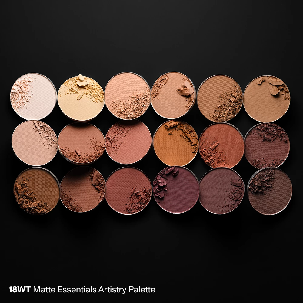 18WT Matte Essentials Artistry Palette - Morphe
