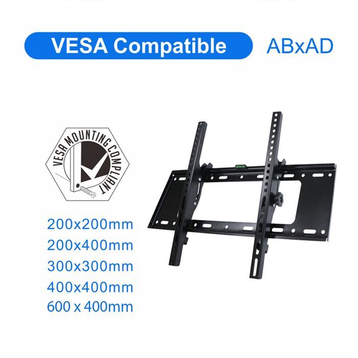Supporto a parete inclinabile di 15° per TV Samsung TQ65Q80C 2023 QLED da 65