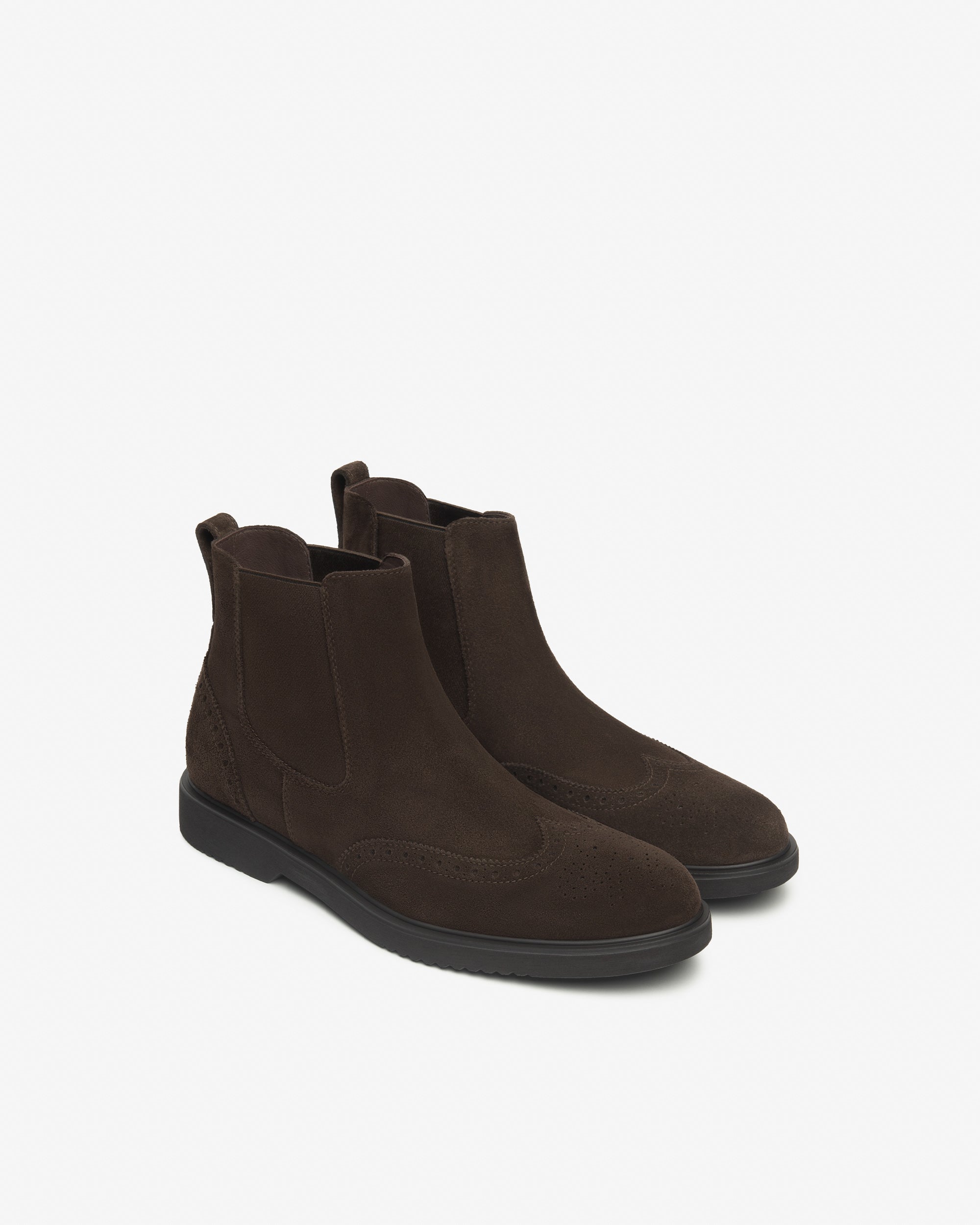  Bottines Chelsea en daim pour hommes