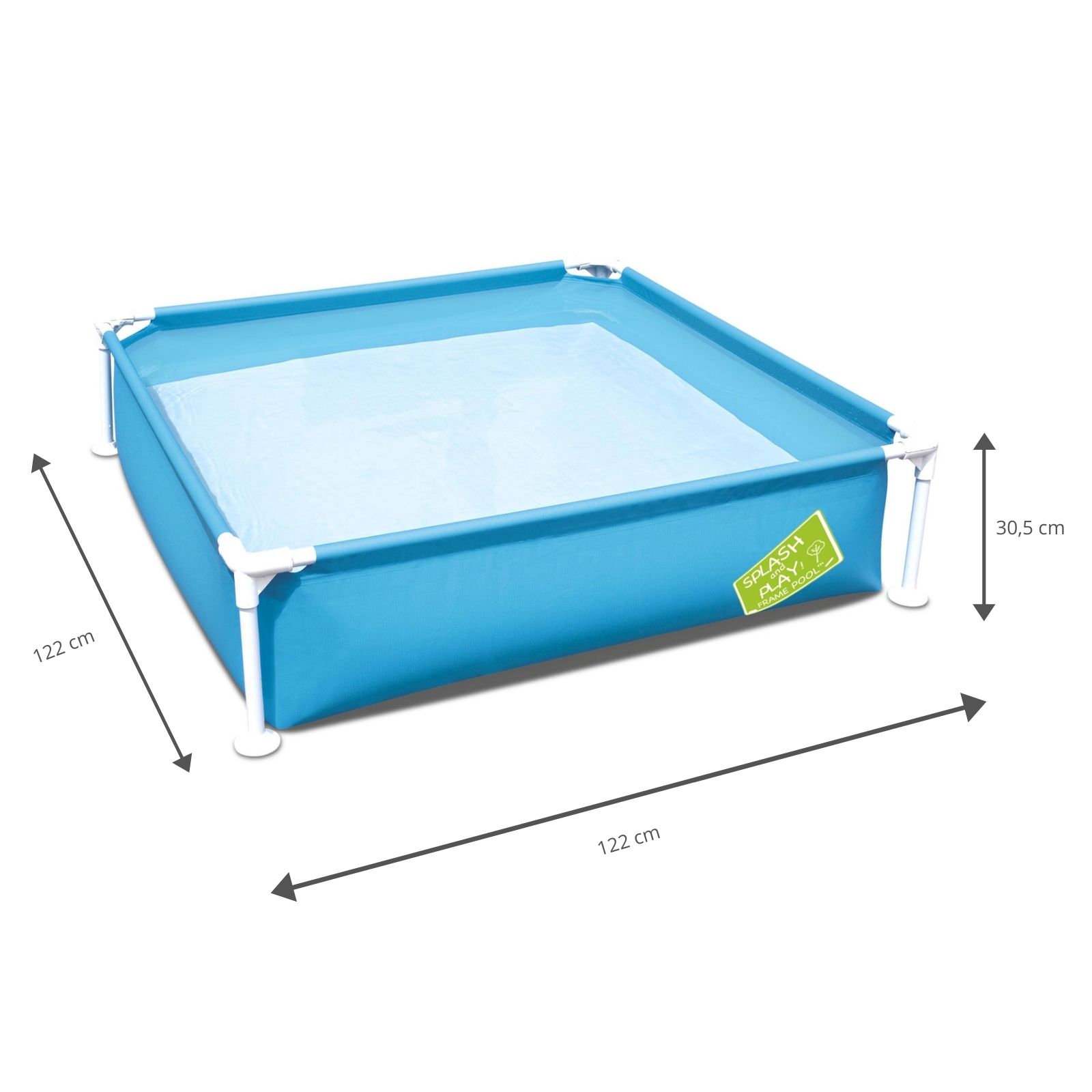 Piscine tubulaire détachable Bestway My First pour enfants 122 x 122 x 30,5 cm