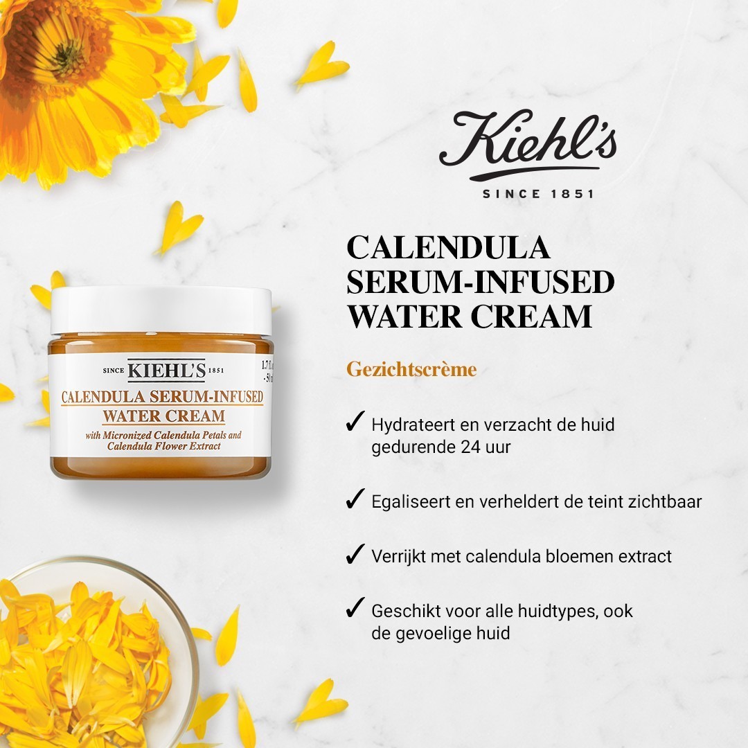 Kiehl's дневна крема Calendula Водена крема са невеном и серумом - 50 мл