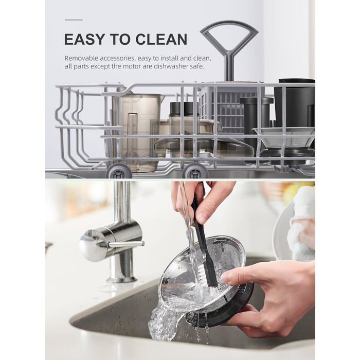 Extracteur de Jus Centrifugeuse 500W avec Large Goulotte de 3 Pouces, Facile à Nettoyer, Acier Inoxydable, Sans BPA