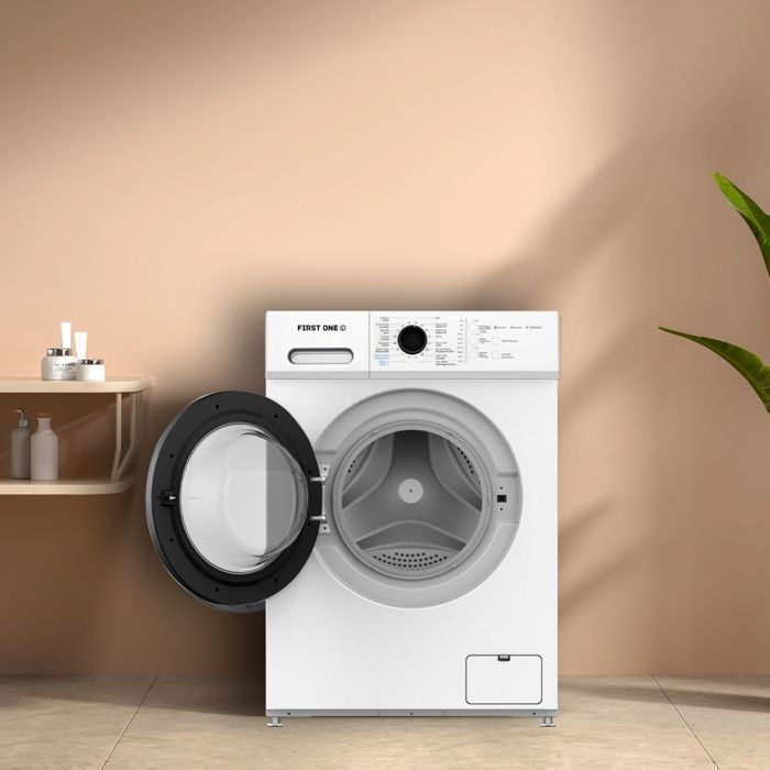 FIRST ONE FLL61000WH Front-Loading Washing Machine - 6 kg - 1000 rpm - 16 Programs - Eco - Intensive - Quick - Very Low Consumption
