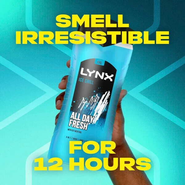 Bagnoschiuma Lynx Ice Chill 500ml | Uomo | Superdrug