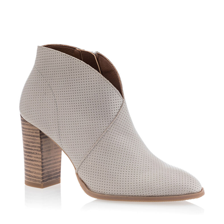 Beige støvler / ankelstøvletter til dame