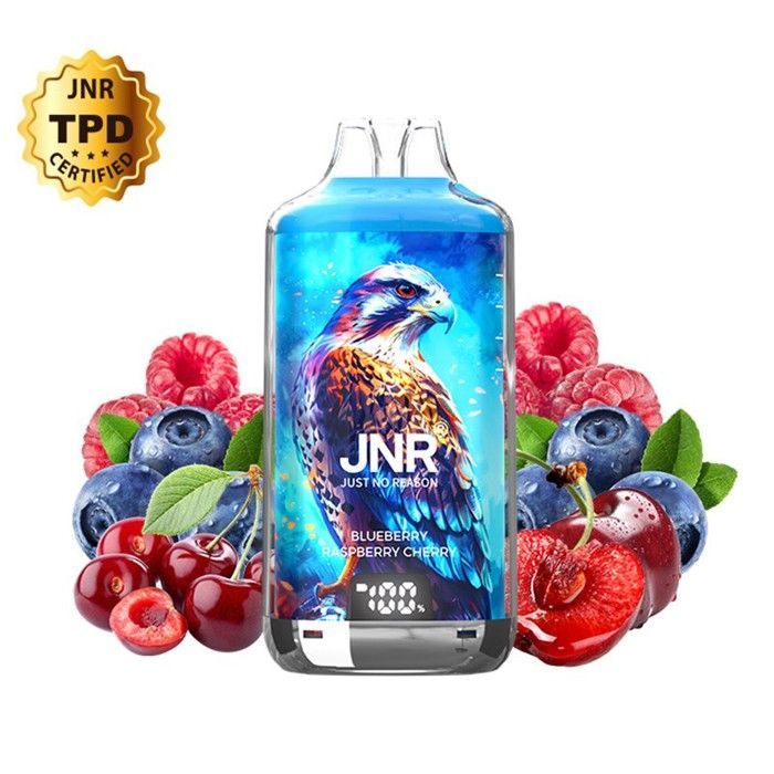 JNR - Sæt Blåbær Hindbær Kirsebær 28000 puffer 2X10ml - Falcon-X +