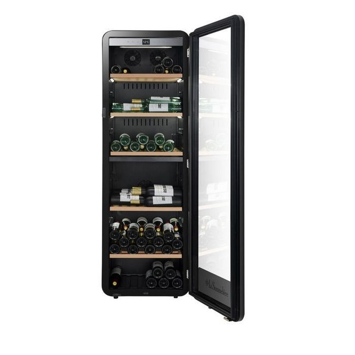 La Sommelière APOGEE190DZN — 181-bottle dual-zone stainless steel wine cellar