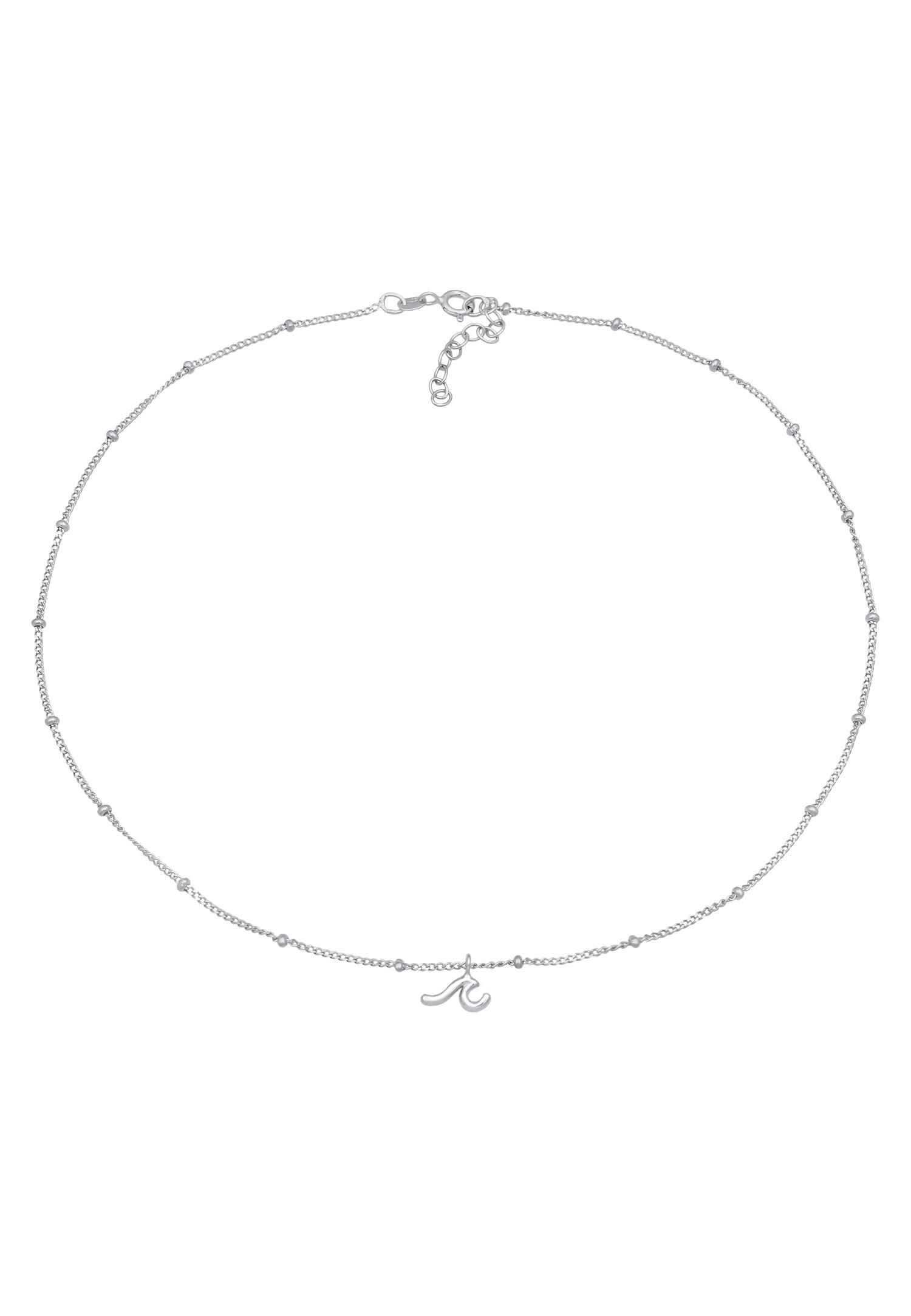 Elli Femmes Choker Vague Pendentif Surfeur Maritime en argent sterling 925