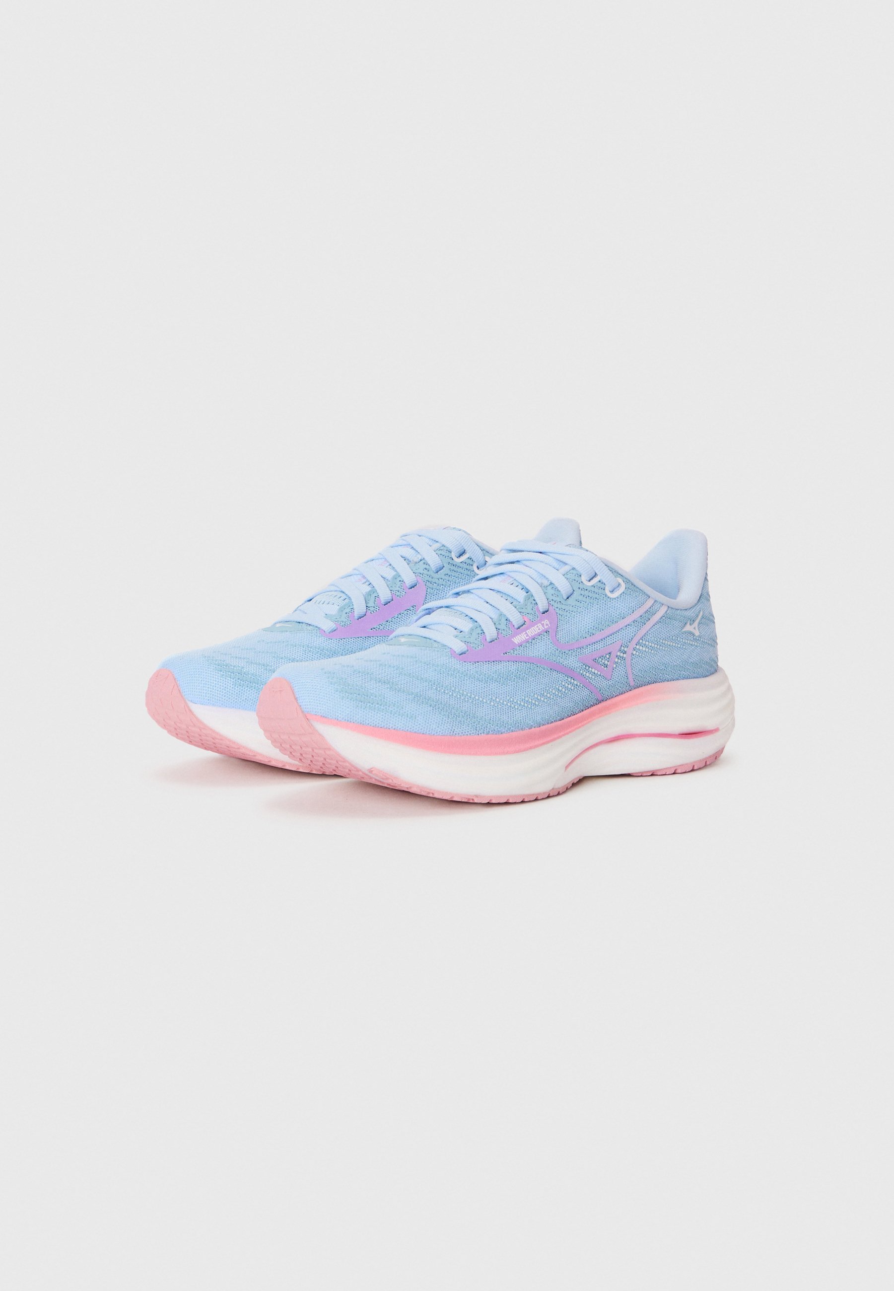Mizuno WAVE RIDER 29 - Hardloopschoenen voor op de weg - Nantucket Breeze/Orchid Petal/Bleached Mauve