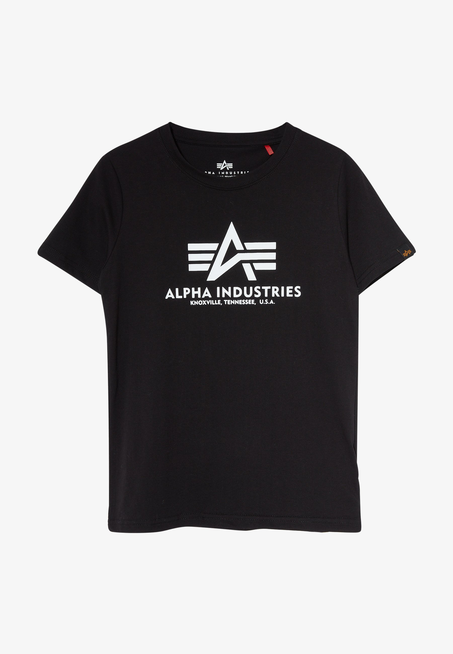 Alpha Industries BASIC KIDS TEENS UNISEX - Tricou cu imprimeu - negru