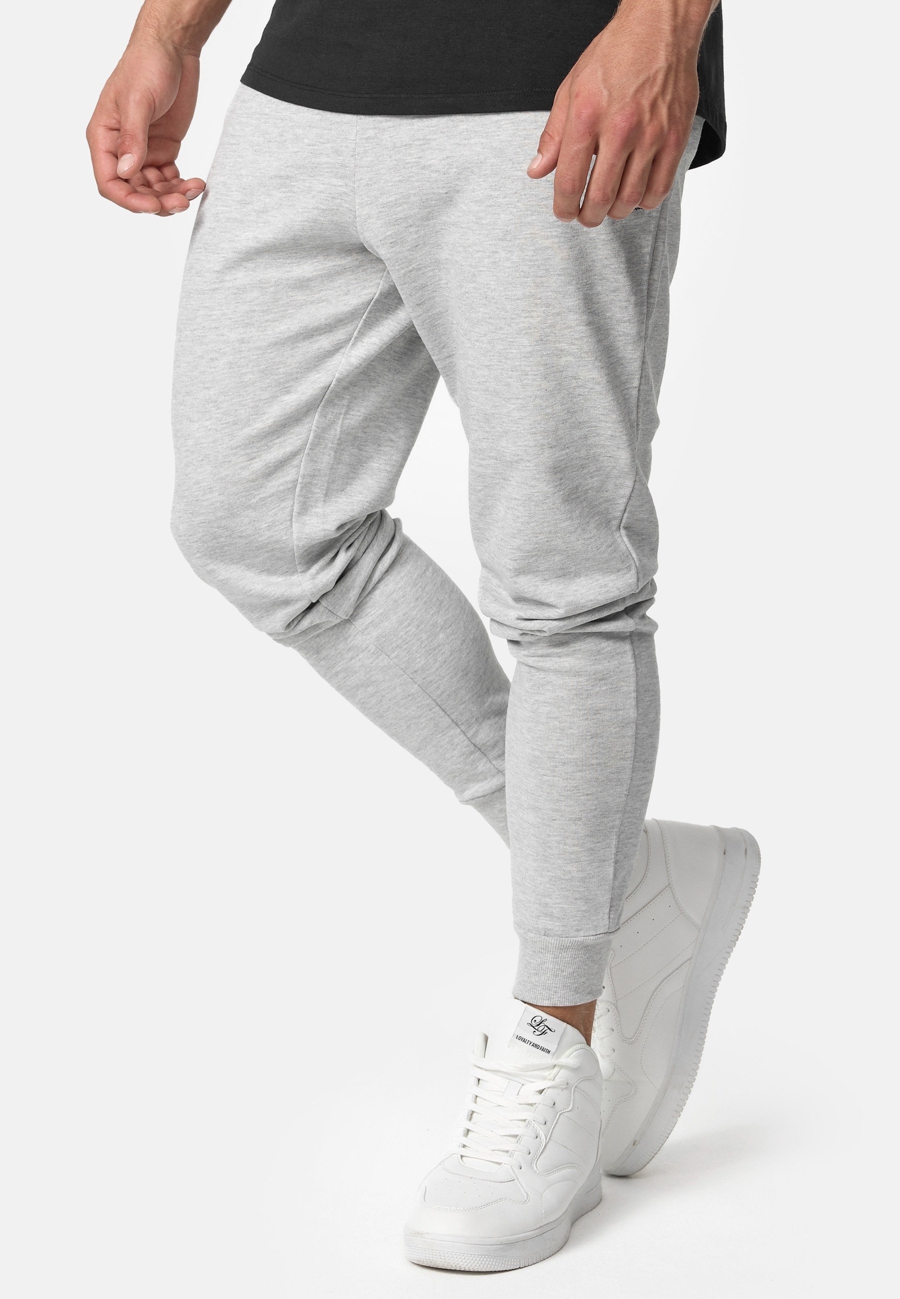 INDICODE JEANS Donji dio trenirke - svijetlo siva