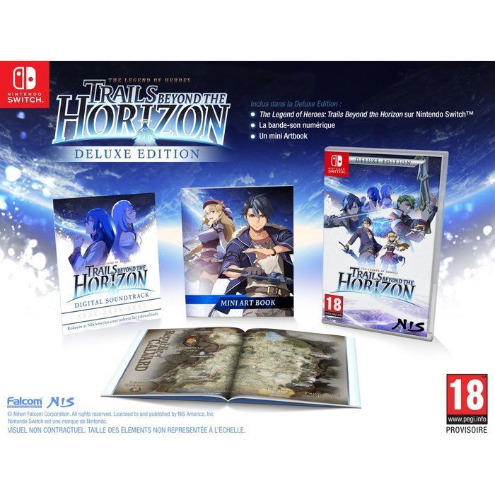 La leyenda de los héroes: Senderos más allá del horizonte - Edición Deluxe - Juego de Nintendo Switch