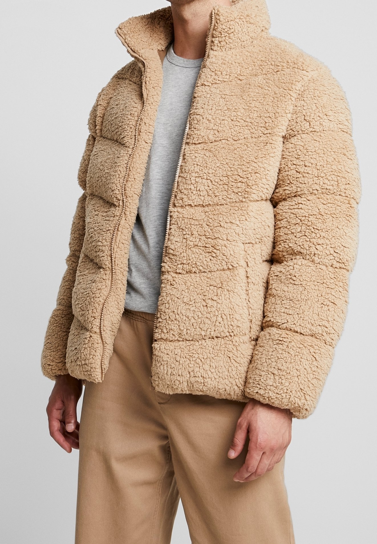 Giacca invernale YOURTURN - color cammello