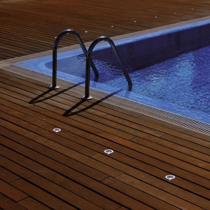 Spot LED Encastrable Extérieur IP65 220V Sol 3W 80° (Pack de 20) - Blanc Froid 6000K - 8000K - SILAMP