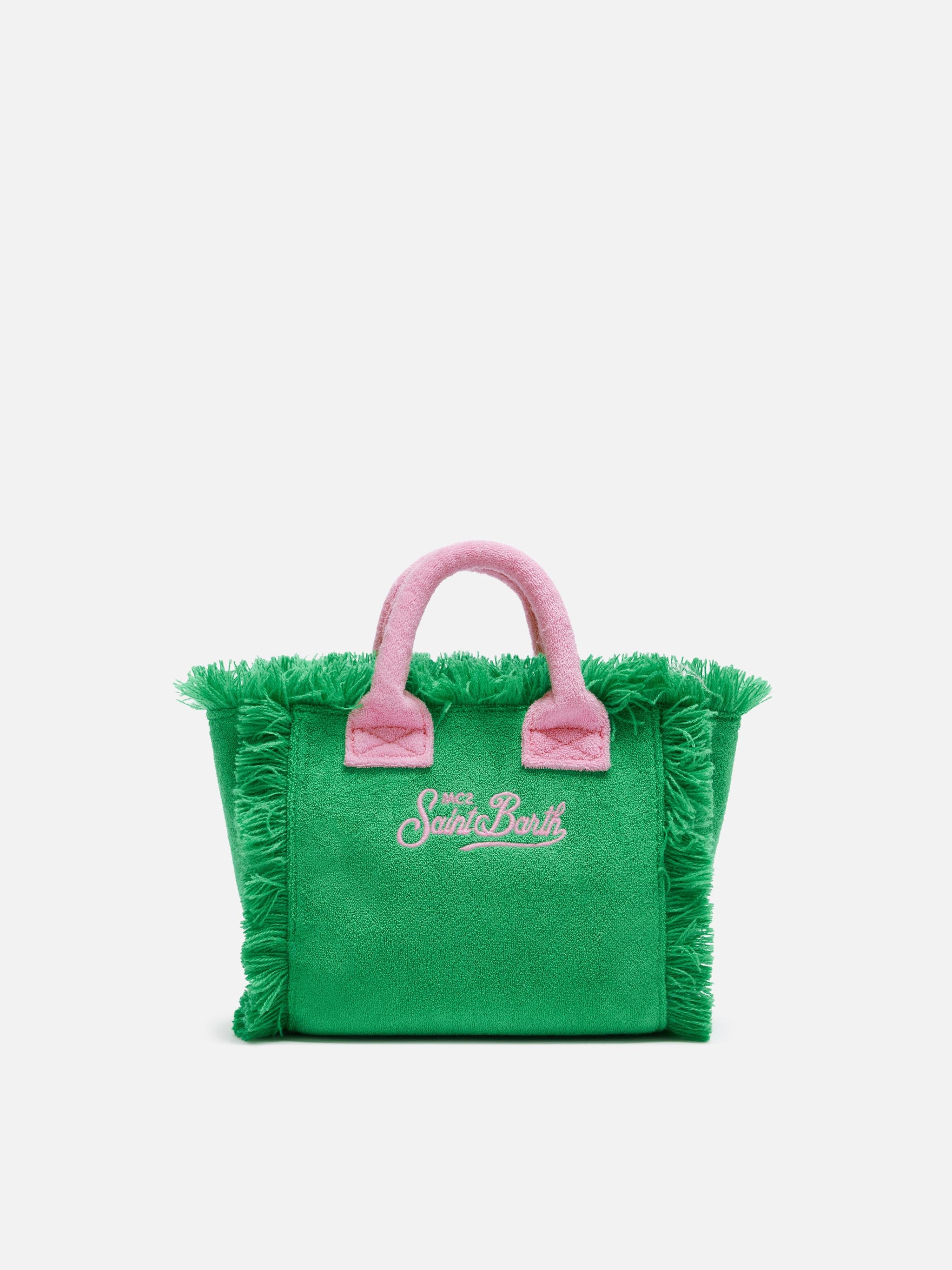 Mini toilettasje met sponsje, groen