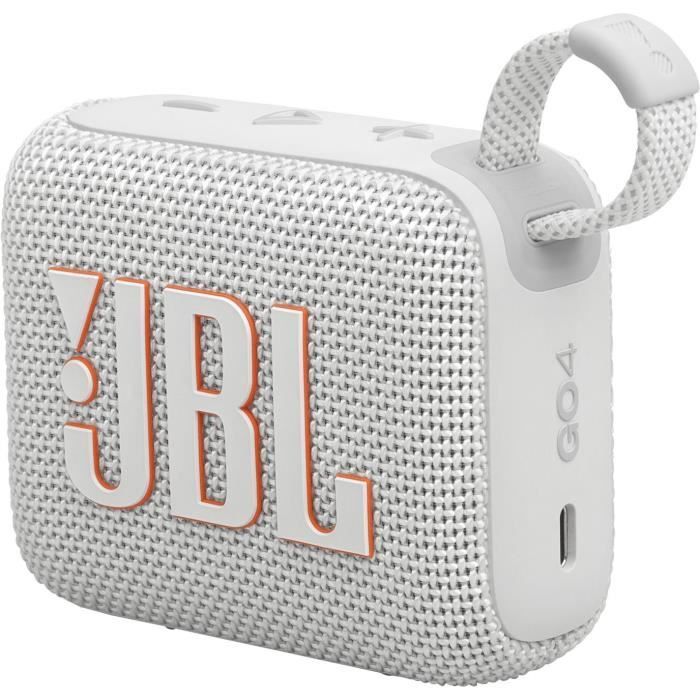 Altavoz Bluetooth ultraportátil - JBL GO 4 - Bluetooth 5.3 - Blanco