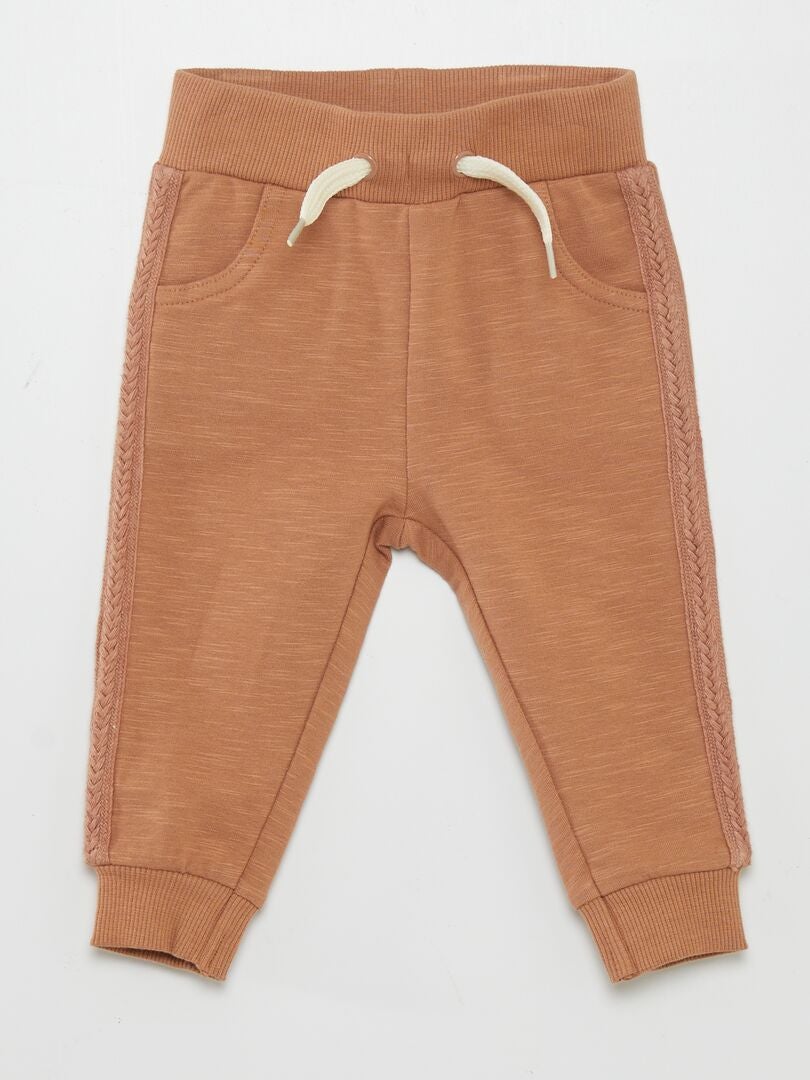Calça de moletom estampada - LARANJA