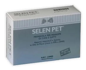 NBF LANES Selenium pour chiens et chats, blister de 60 perles, complément alimentaire pour les articulations