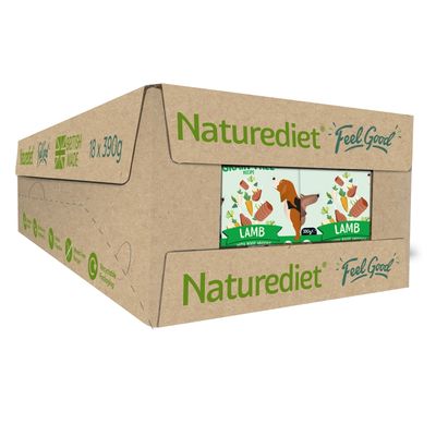Naturediet Feel Good fără cereale pentru adulți - Miel