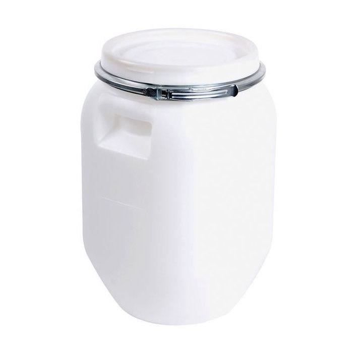 Tambor multiuso - EDA - 25 L - Seguro para contato com alimentos - Hermético - Resistente a choques - À prova de vazamentos