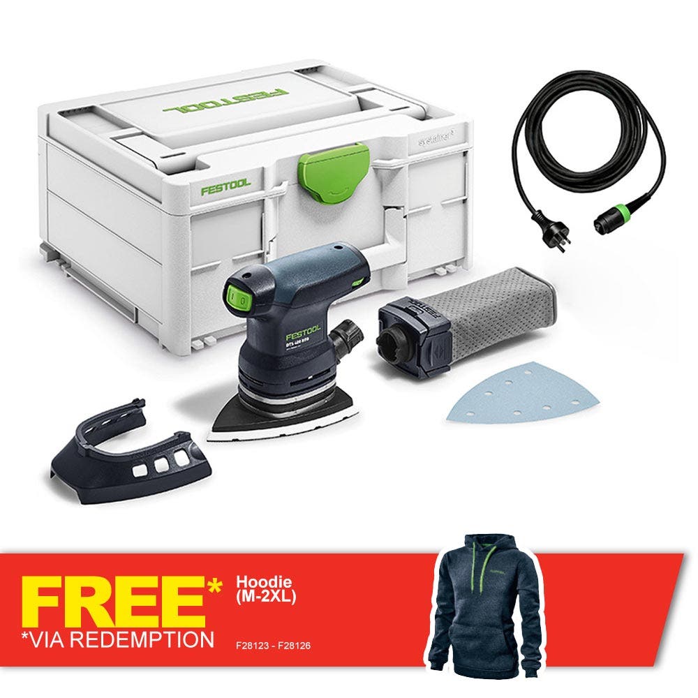 Lixadeira excêntrica FESTOOL DTS 400 REQ 100 x 150 mm em Systainer 577521