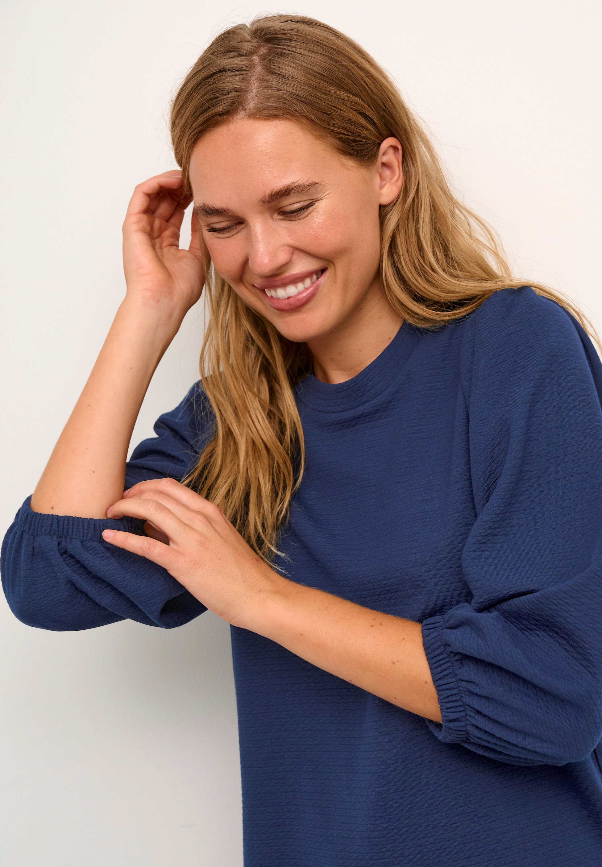 Kaffe KAJANNA - Bluse - midnight marine