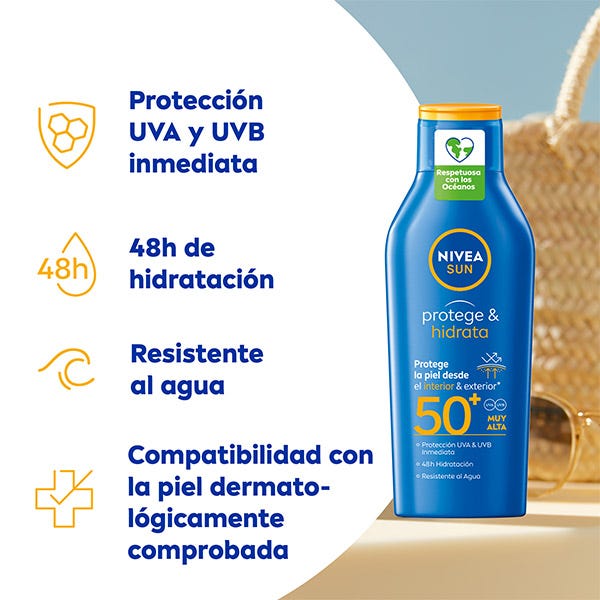 Védő és hidratáló naptej SPF 50 | 400ML