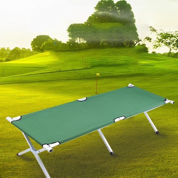 GOLDCMN, Cama de camping, Plegable, Longitud 190 cm, Equipamiento para camping al aire libre