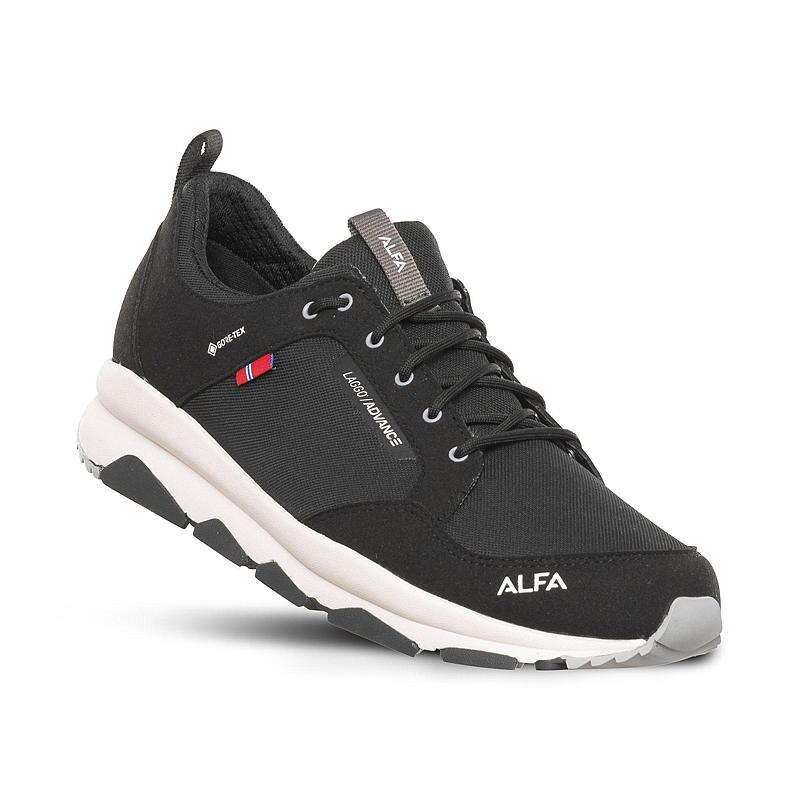 Alfa Casual Shoes Laggo 44 Black Advance GTX M