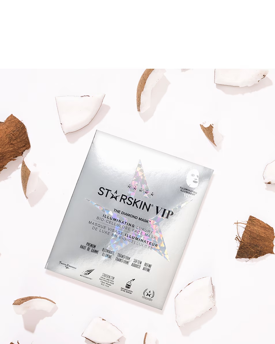 STARSKIN VIP THE DIAMOND MASK™ IZSTAROŠĀ BIO-CELULOZES SEJAS MASKA