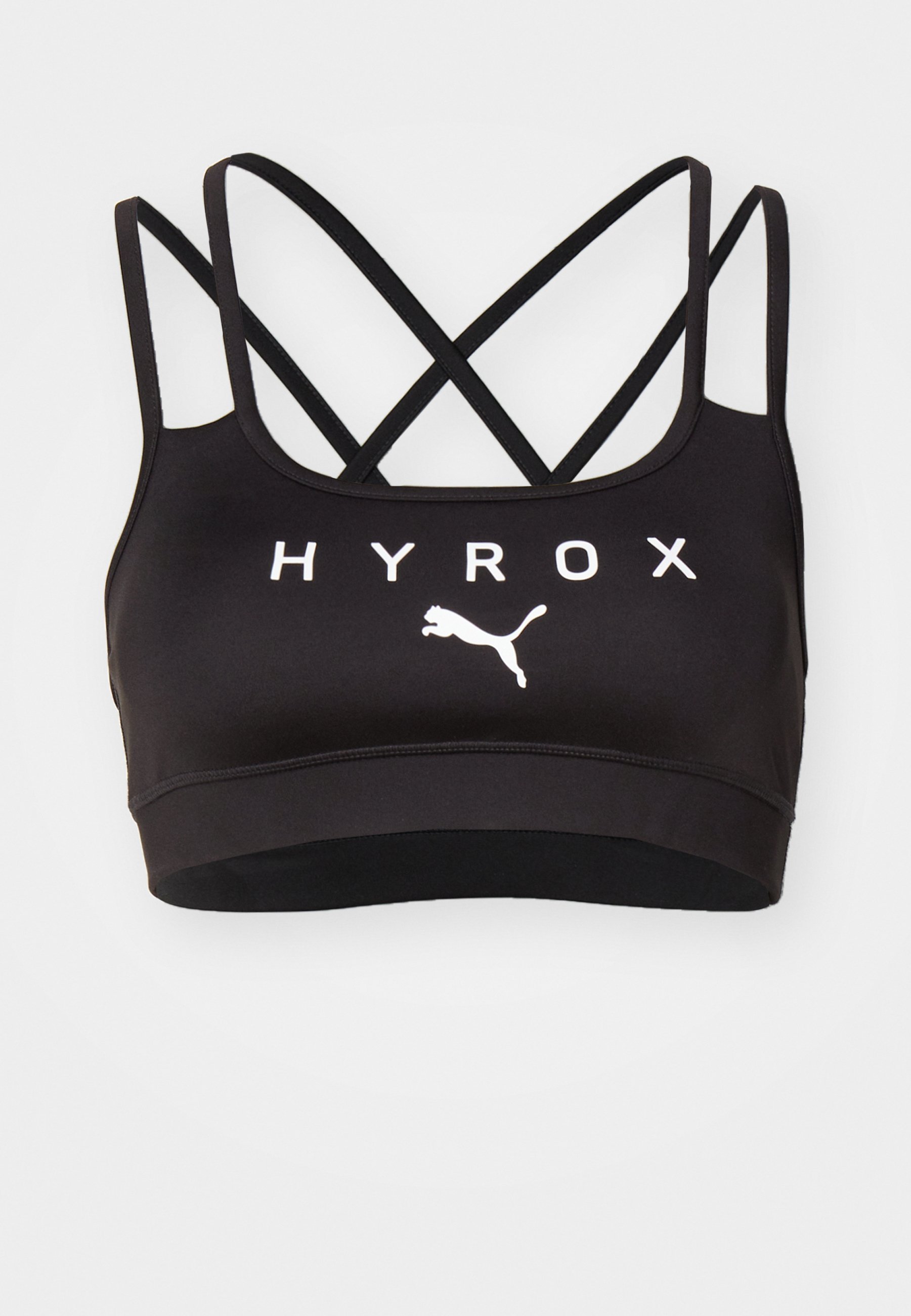 Puma HYROX MOVE STRAPPY BRA - Sportbeha met gemiddelde ondersteuning - zwart