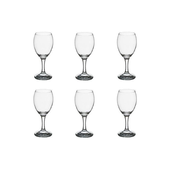 Set di 6 bicchieri da vino 