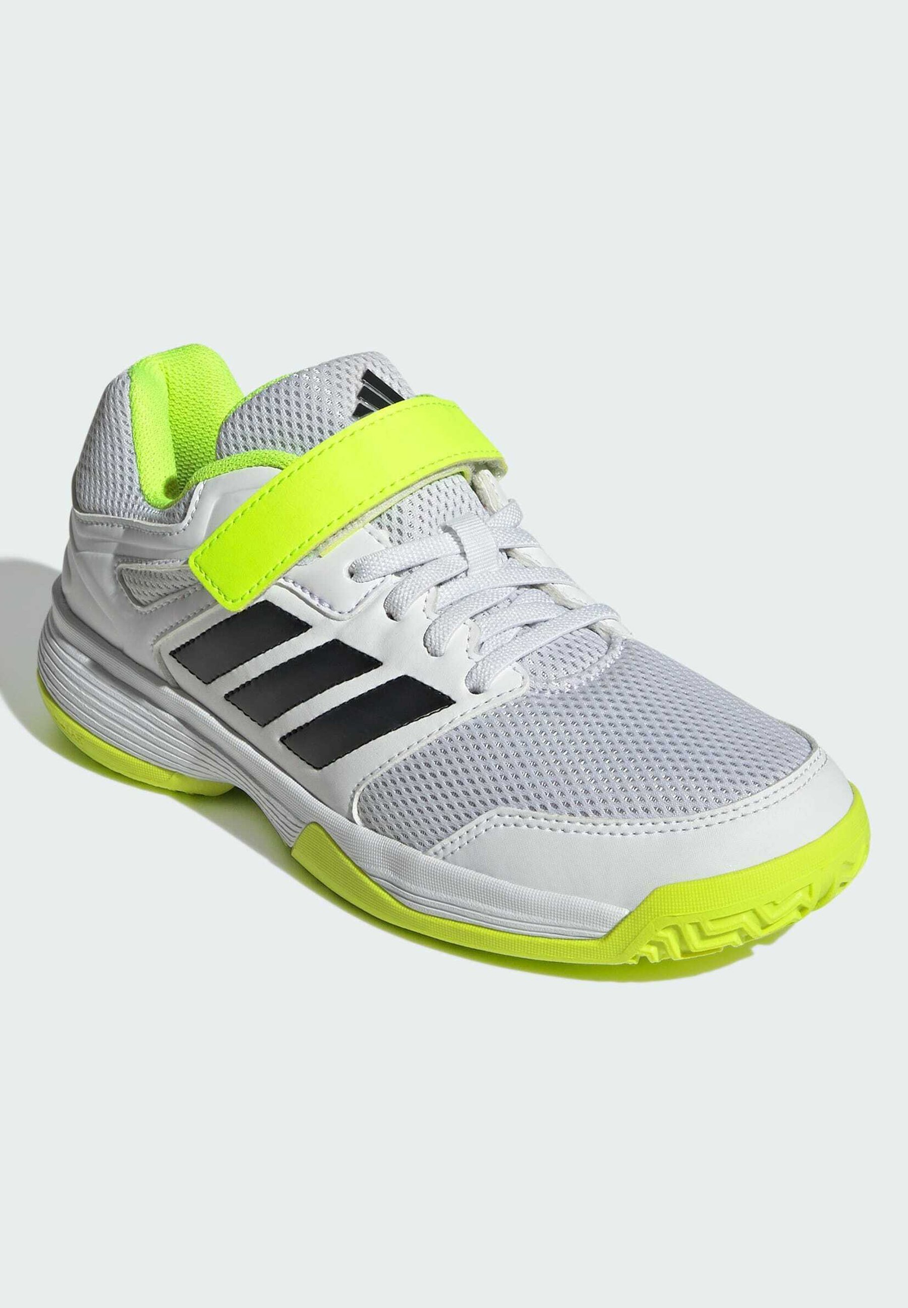adidas Performance COURT - Scarpe da pallavolo - cloud white core black lucid lemon