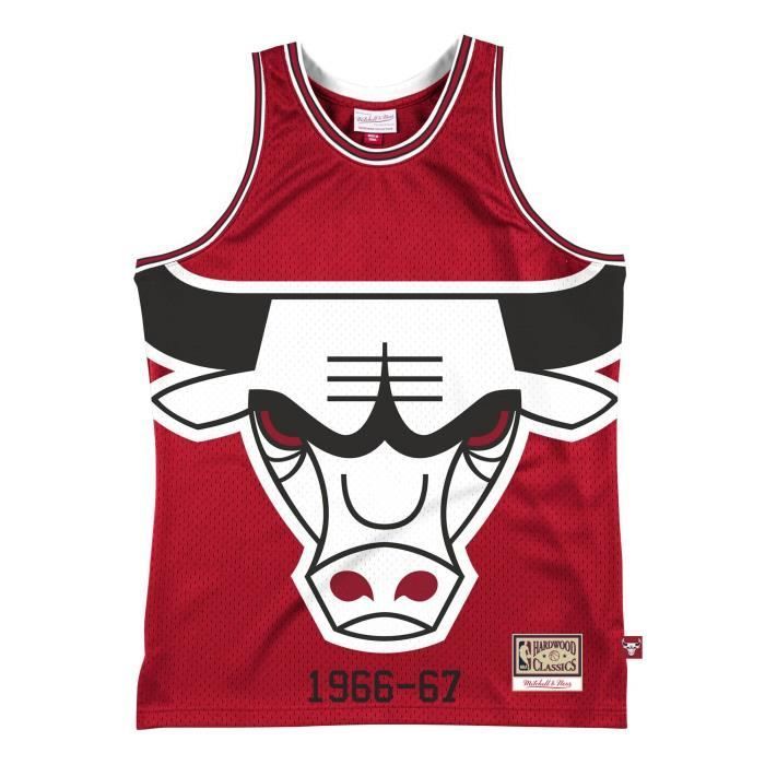 M&N Big Face 2.0 Basketball Jersey HWC Chicago Bulls