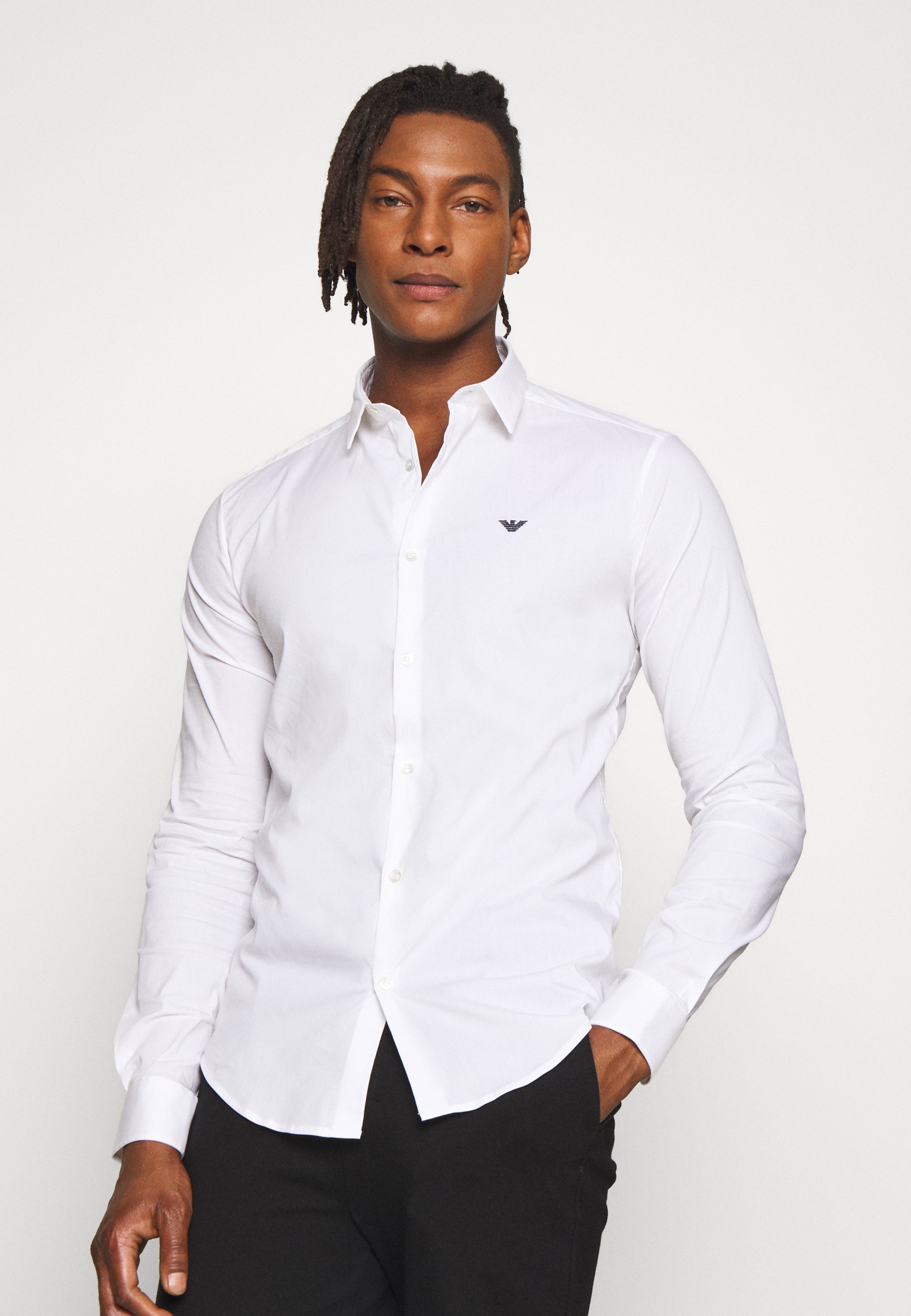 Emporio Armani EXCLUSIEF CONTRASTLOGO - Shirt - wit