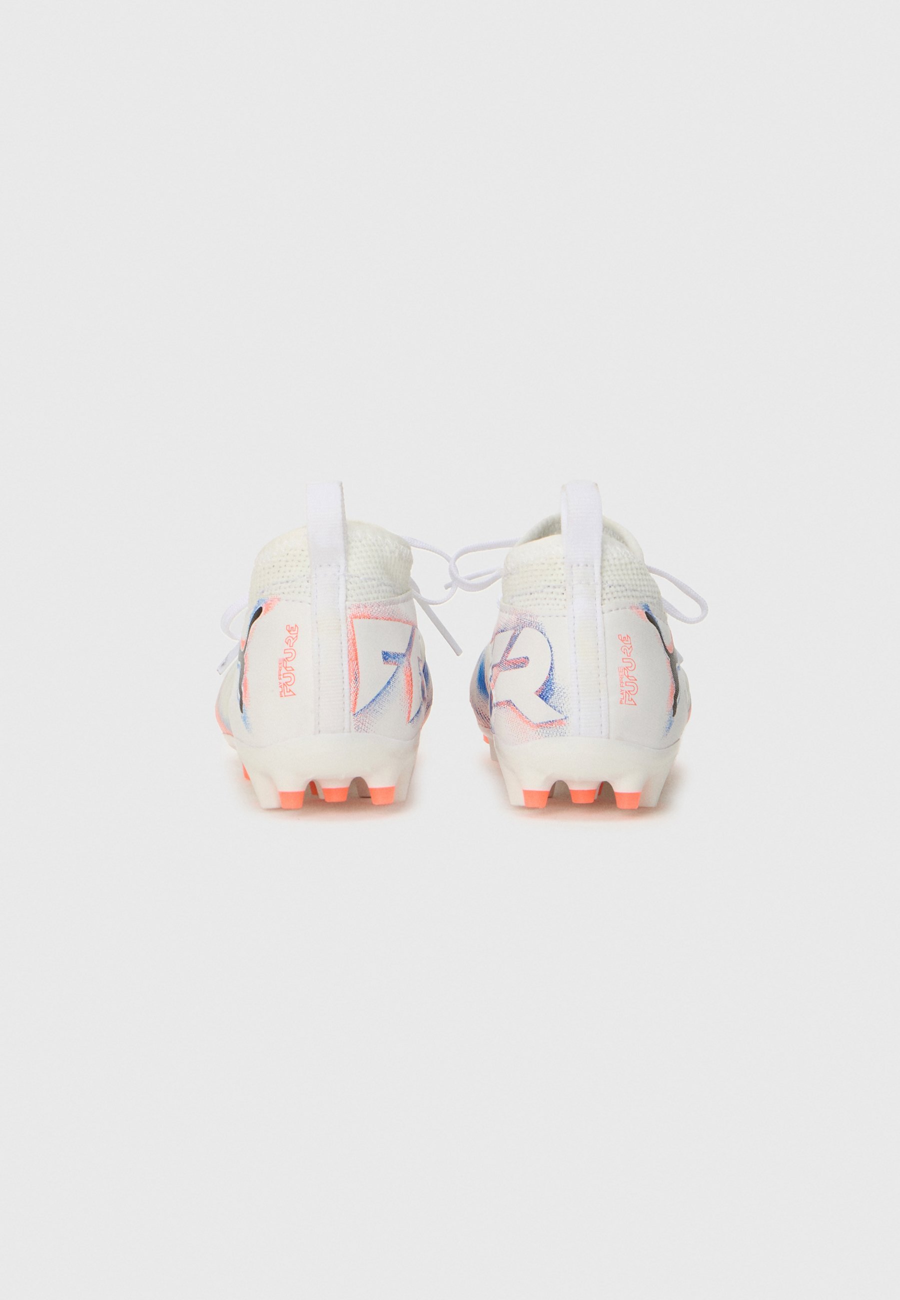 Puma FUTURE 8 UNISEX - Zaalvoetbalschoenen - wit/zwart/felrood