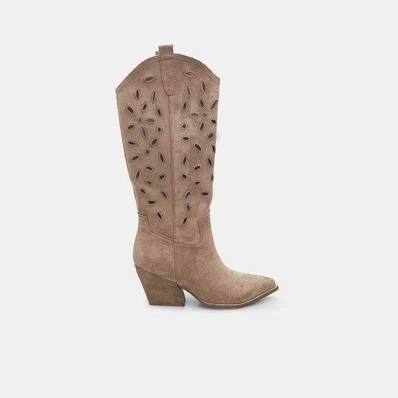 Damskie botki BATA Texan na obcasie 7 cm