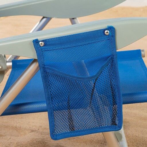 Aktive Beach Chair with Sunshade, Cushion and Pocket