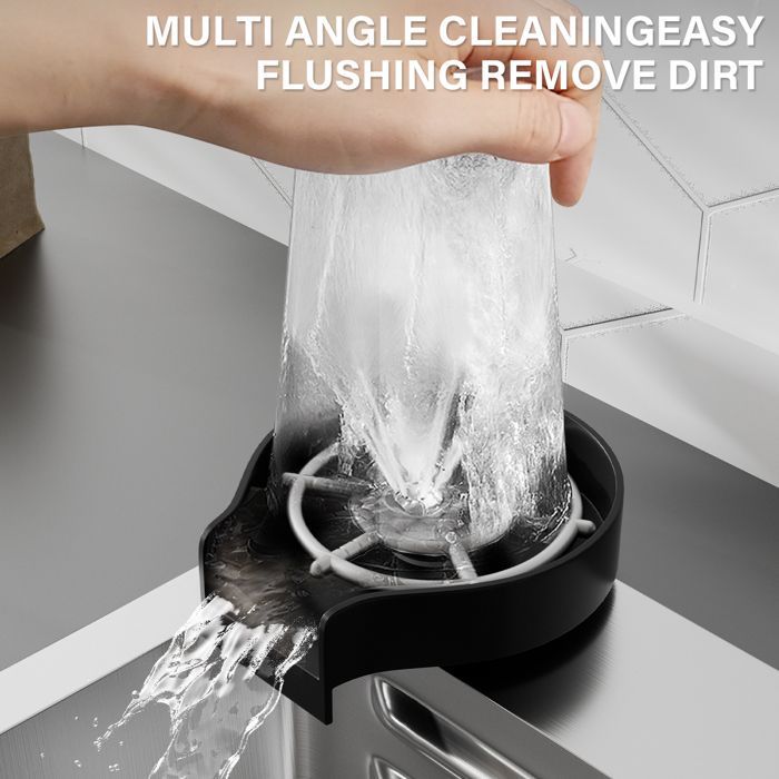 Kitchen sink - DEWINNER - Integrated double step - 70x45x22 cm - Soap dispenser & cutting board