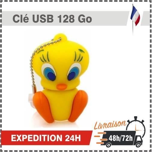 USB-Stick – 100 % Original – 128 GB – USB 2.0 – PC/Mac-kompatibel – Schlüsselanhänger-Design