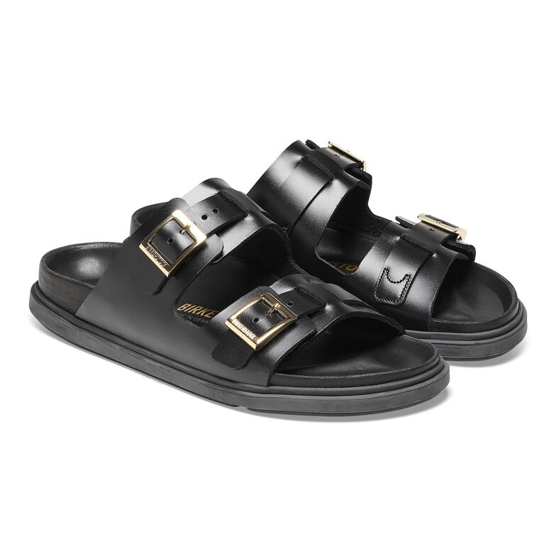 St Barths Pelle naturale - Black Black