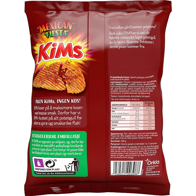 Kim's Kim's 200 g Fiesta mexicaine