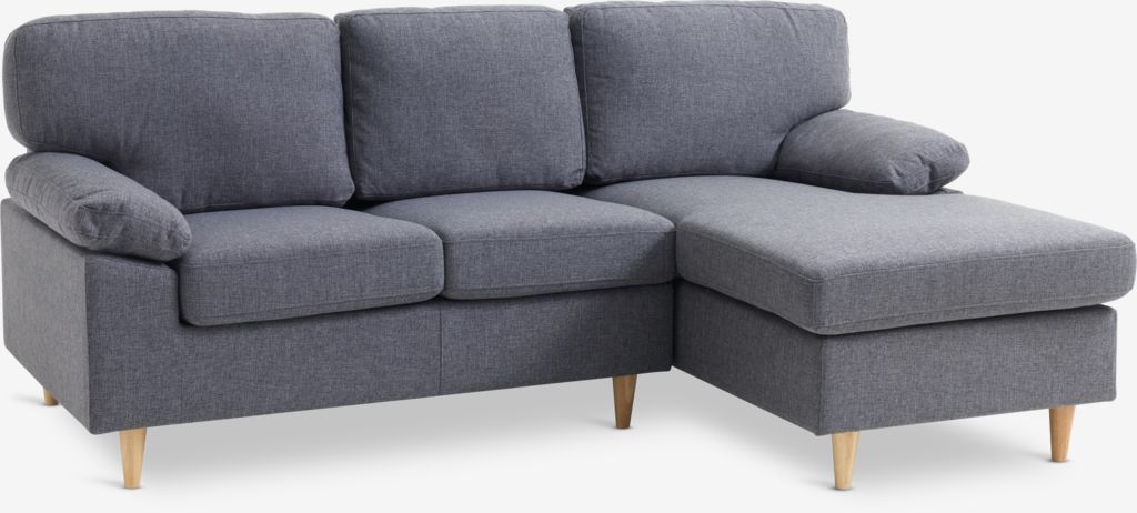 GEDVED Sofa s ležaljkom GEDVED siva