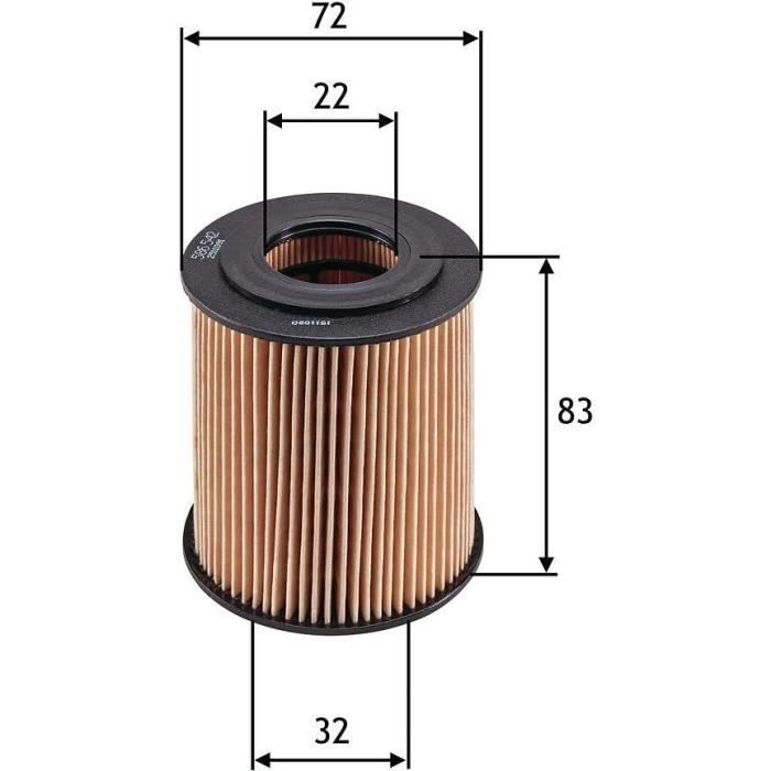 Filtro de aceite - VALEO - 586542 - FLT HUI MINI MINI COOPER IMINI ONE I