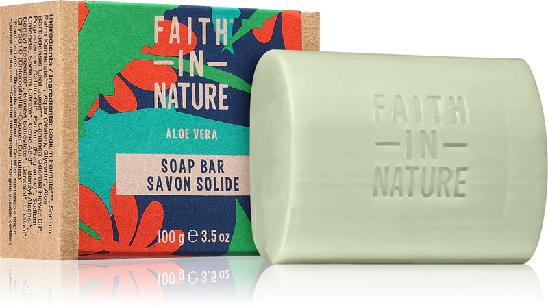 Faith In Nature Handmade Soap Aloe Vera natürliche Seife mit Aloe