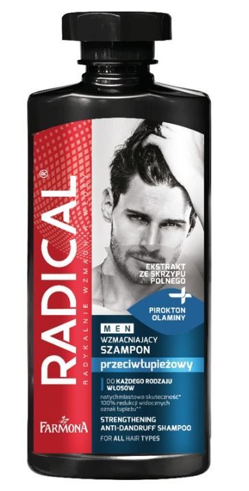 Radical Men Strengthening šampon protiv peruti Šamponi protiv peruti